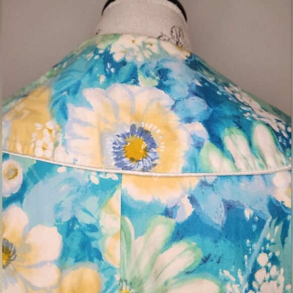 Vintage 50s floral day coat - Picture 8 of 12